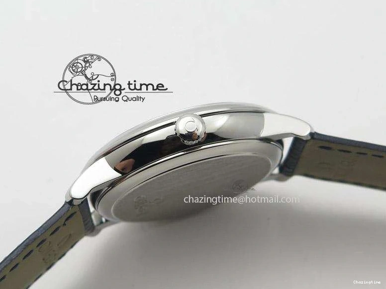 0701 De Ville MK 1:1 Best Edition SS Blue Dial On Black Leather Strap A Lightweight 8258